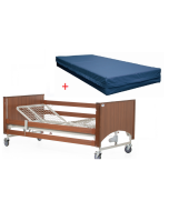 Alerta Lomond Standard Bed Walnut With Mattress Package