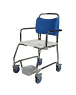 Stainless Steel Heavy Duty Romachair for Concealed Cisterns with Detachable Arms