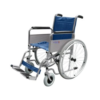 Robust Steel Self-Propelled Wheelchair