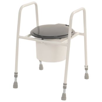 Economy Height Adjustable Toilet Seat and Frame