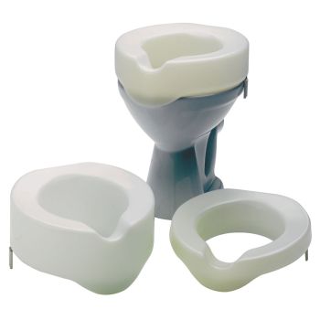 Standard 15cm (6" Roma Contract Raised Toilet Seat