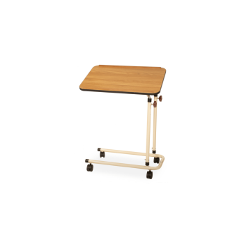 Alerta Overbed Table Oak With Castors