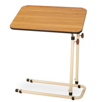 Alerta Overbed Table Oak No Castors