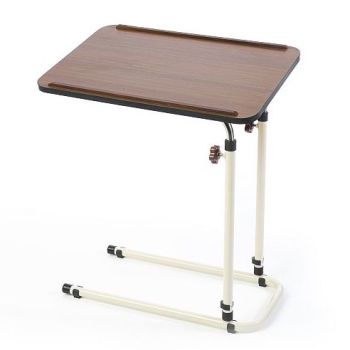 Alerta Overbed Table Walnut No Castors