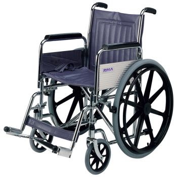 Robust Steel Self-Propelled Wheelchair