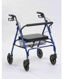 Heavy Duty Rollator Blue