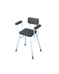 Perching Stool Non-Slip with Full Padding Black