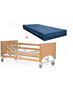 Alerta Lomond Standard Bed Oak With Mattress Package 