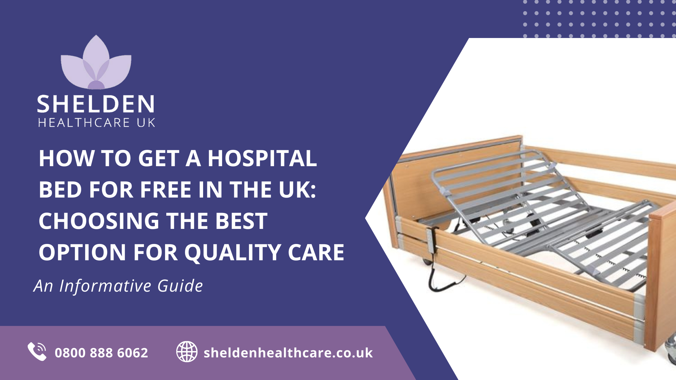 how to get a hospital bed for free uk
